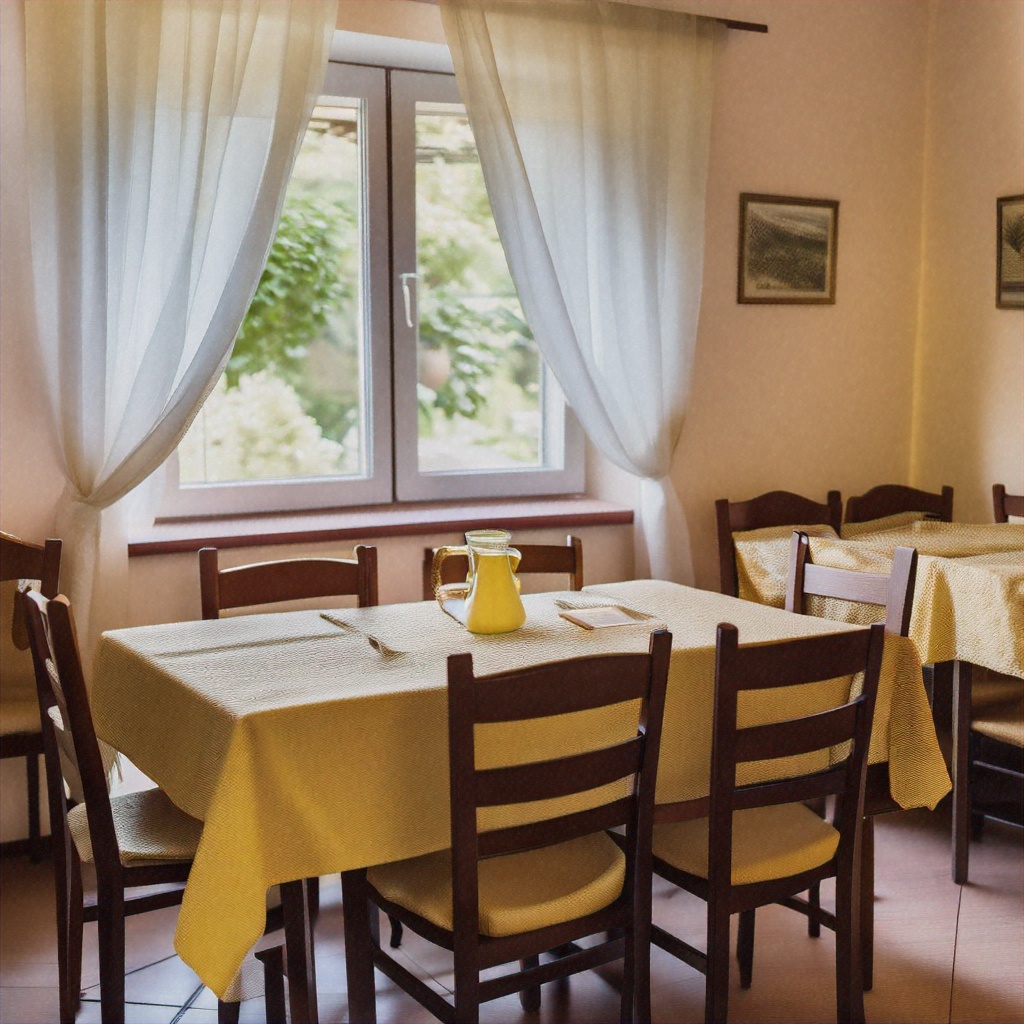 Daily,Dining,Room,Illuminated,With,A,Window,With,2,Cloths Café Curtains: A Stylish Addition to Your Windows